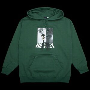 Hockey Skateboards Green Pullover Hooded Sweatshirt  NWOT Large